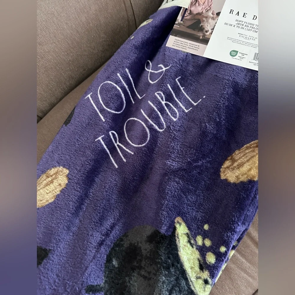 Rae Dunn Halloween Soft Plush Throw